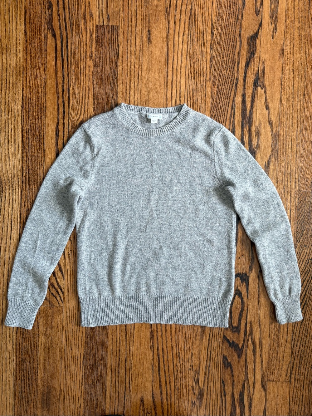 Crewcuts Heather Gray Crewneck Sweater